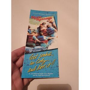 Vintage Brochure Travel Pamphlet Booklet Handout VTG Cody Wyoming River Runners